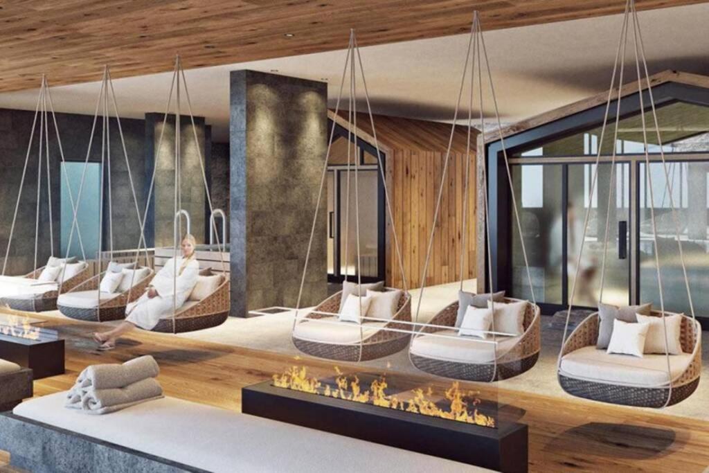 Charmant Studio Renove Situe Dans Les Bains D'Ovronnaz, Immeuble Les Sources Exterior foto
